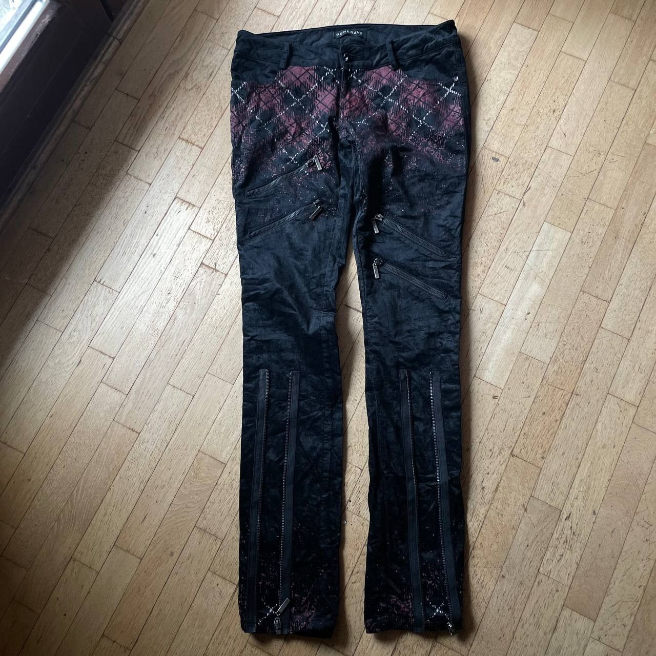 Other Punk Rave Gothic Pants type Gothicana type Killstar Size 32" / US 10 / IT 46 - 5 Thumbnail