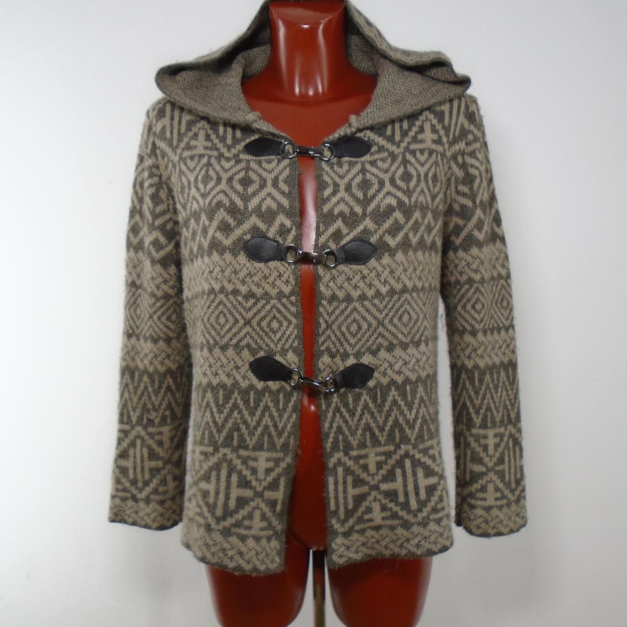 Vintage Women's Cardigan Italy Moda. Brown. M. Used. Very good Size M / US 6-8 / IT 42-44 - 2 Thumbnail
