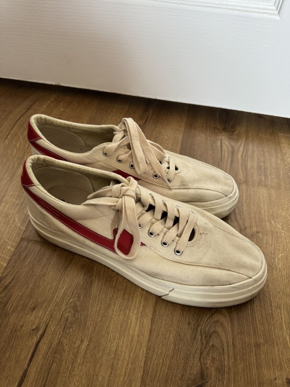 Stepney Workers Club STEPNEY WORKERS CLUB DELLOW S-STRIKE CUP CANVAS SNEAKER Size US 11.5 / EU 44-45 - 8 Thumbnail