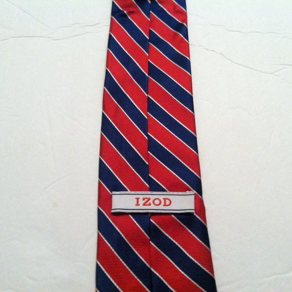 Izod IZOD MEN'S NEW 100%SILK TIE WIDTH: 3 1/4" Size ONE SIZE - 4 Thumbnail