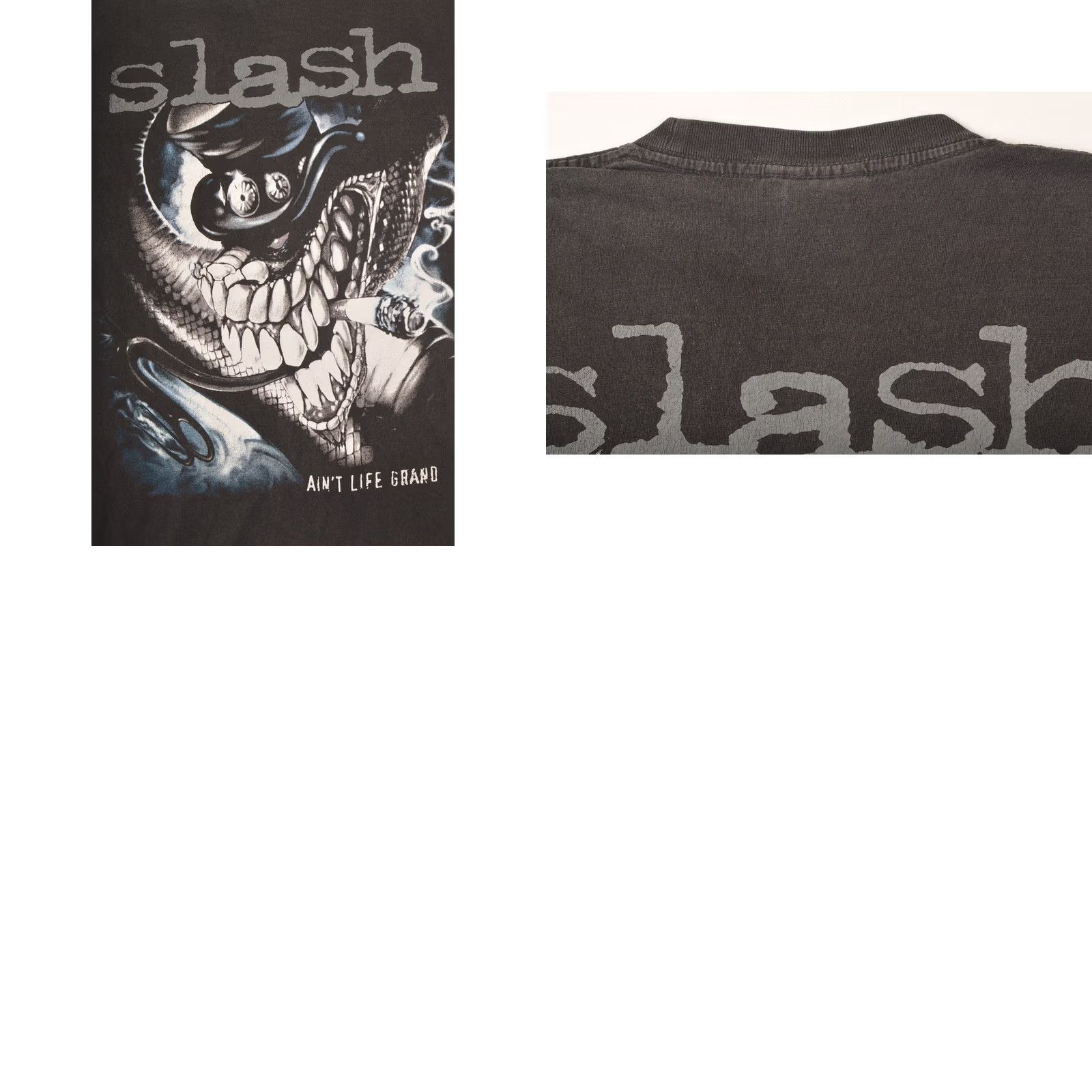Vintage VINTAGE Distressed PK Sports Slash Ain't Life Grand Rock T-Shirt XL Black Mens Short Sleeve 100% Cotton PK Sports Shirt Size US XL / EU 56 / 4 - 8 Thumbnail