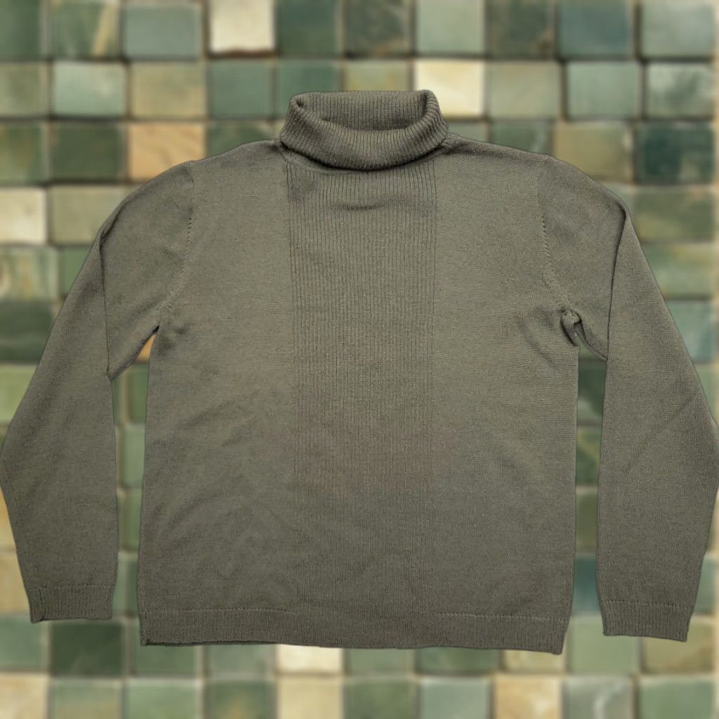 Pendleton VINTAGE Pendleton Sweater Womens S Green 100% Merino Wool Turtleneck Retro Classic Pullover Long Sleeve Knit Solid Womens Size S / US 4 / IT 40 - 1 Thumbnail