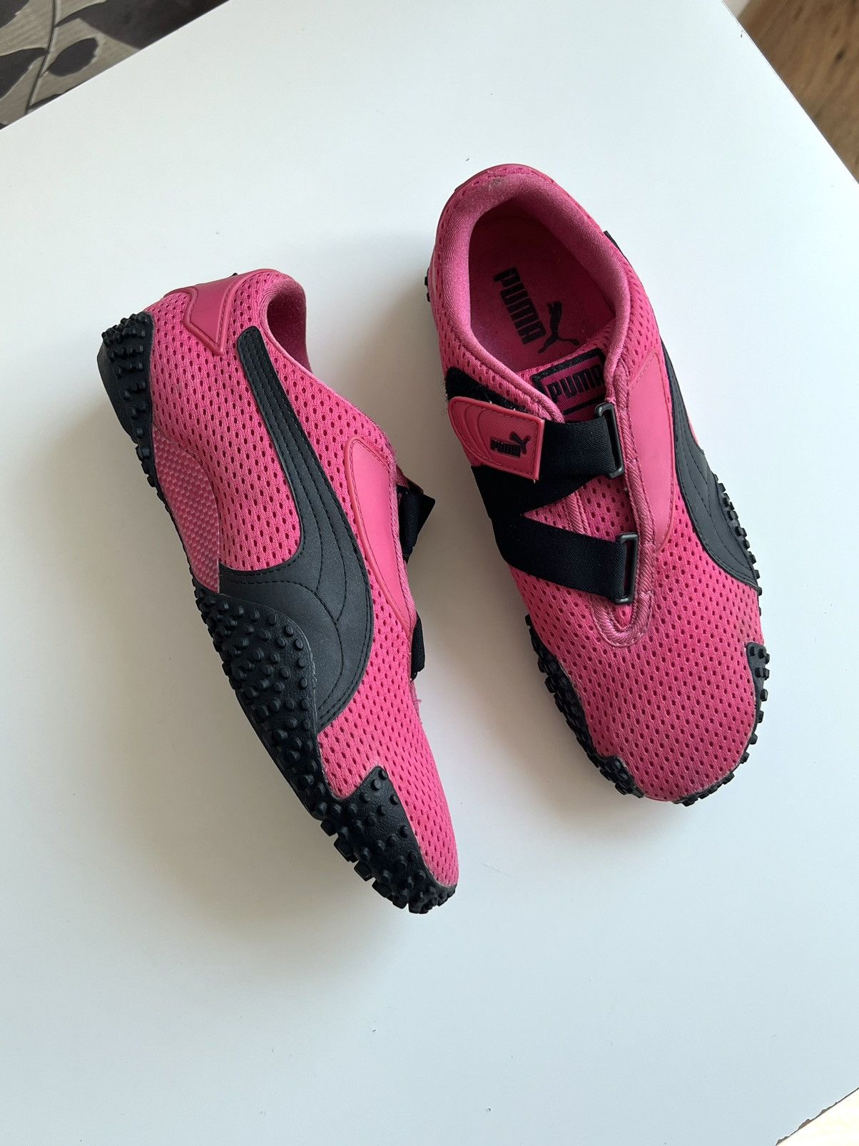 Puma Iconic Vintage Puma Mostro Pink Mesh 2005 OG MiuMiu Style Size US 8.5 / IT 38.5 - 5 Thumbnail