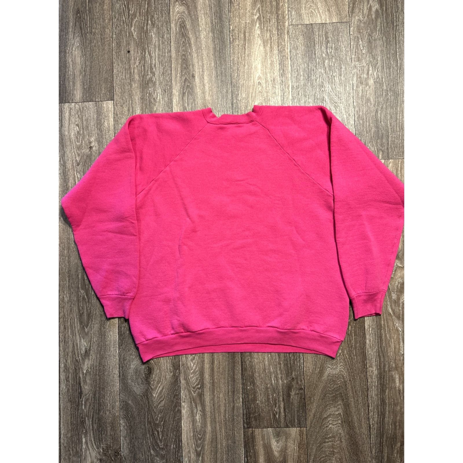 Fruit Of The Loom VINTAGE Fruit of the Loom Sweatshirt Pink 2XL Unisex Adults 90s Pullover Crewneck Sweatshirt Size US XXL / EU 58 / 5 - 4 Thumbnail