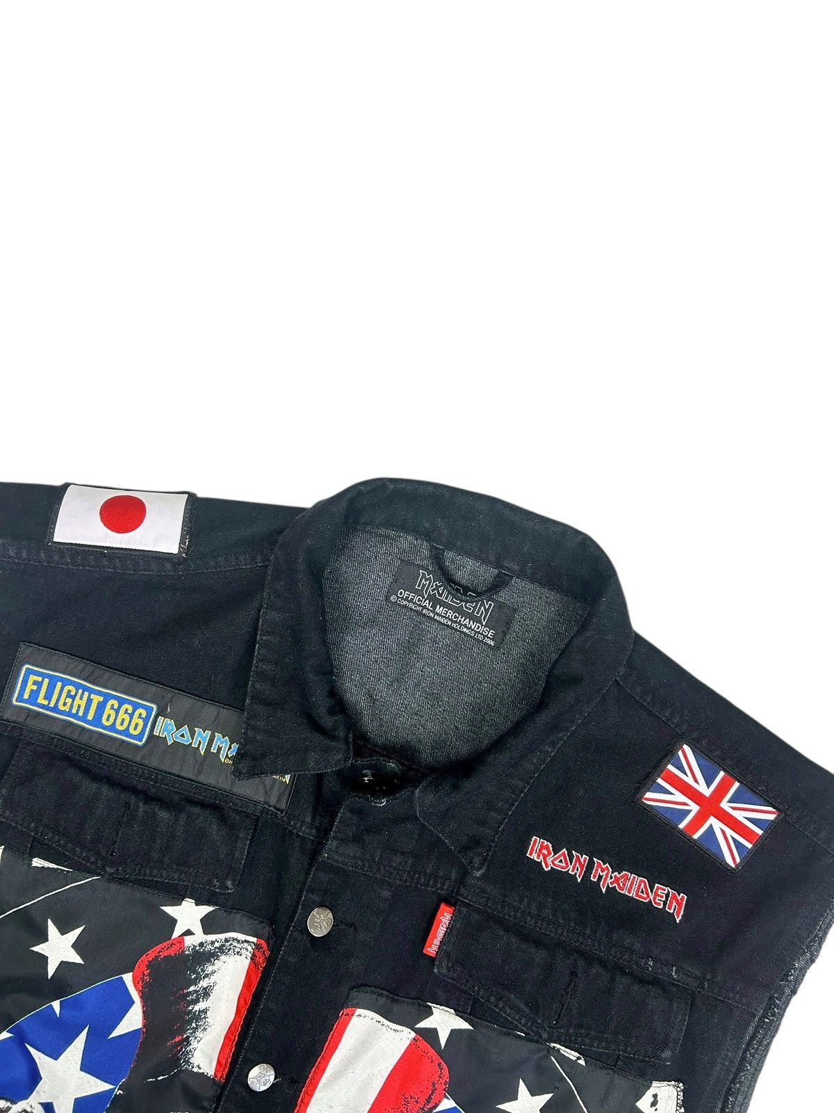 Iron Maiden Iron Maiden denim patched vest Size US L / EU 52-54 / 3 - 4 Thumbnail