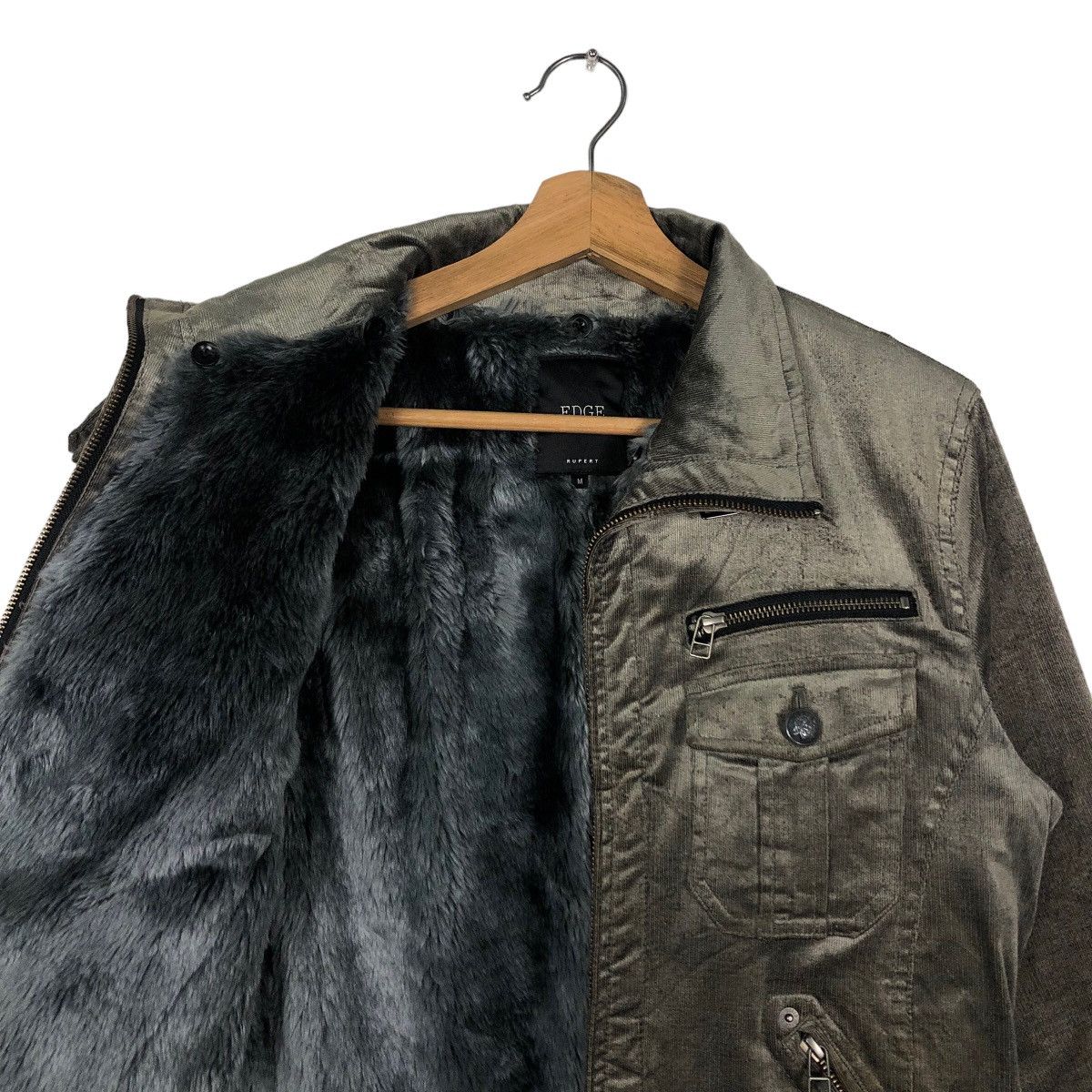 Japanese Brand 🔥Vintage Biker Jacket Edge Rupert Mink Fur Lining Japan Size US M / EU 48-50 / 2 - 9 Thumbnail