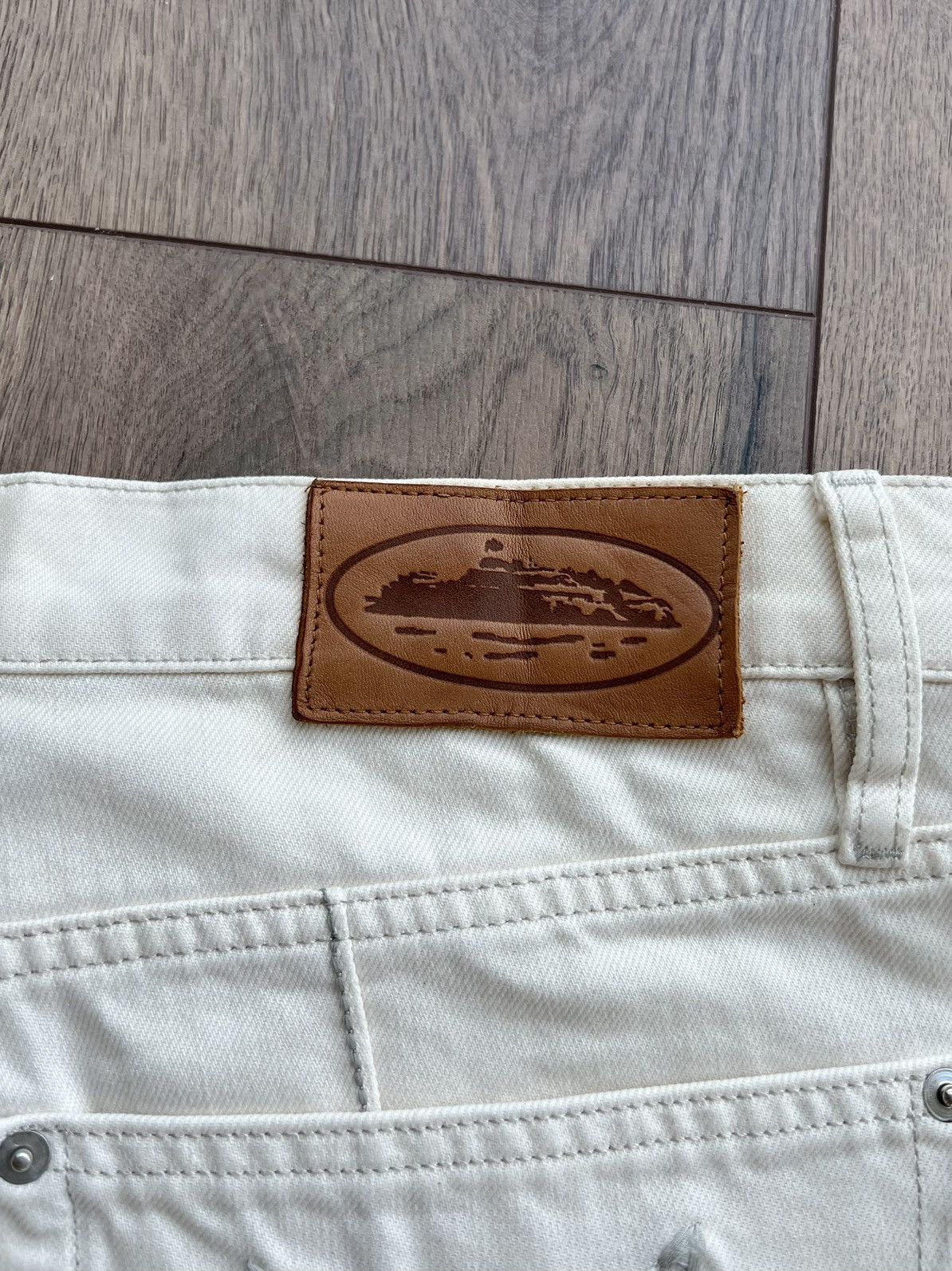 Corteiz Corteiz C-Star Denim Jeans “White” XL Size US 36 / EU 52 - 9 Thumbnail