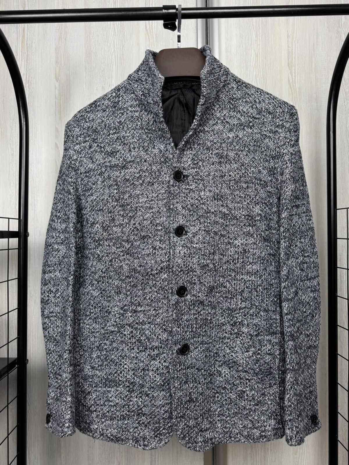 Japanese Brand Nicole Club for men elaborate collection blazer cardigan Size 40S - 2 Thumbnail