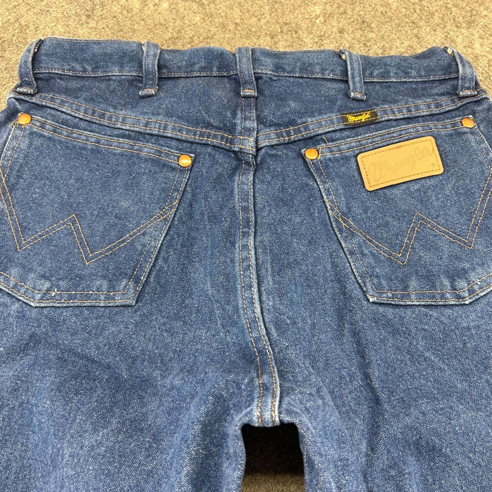 Wrangler Wrangler Jeans Mens 32x32 Cowboy 13MWZ Straight Leg Dark Wash Denim 90s Western Size US 32 / EU 48 - 6 Thumbnail