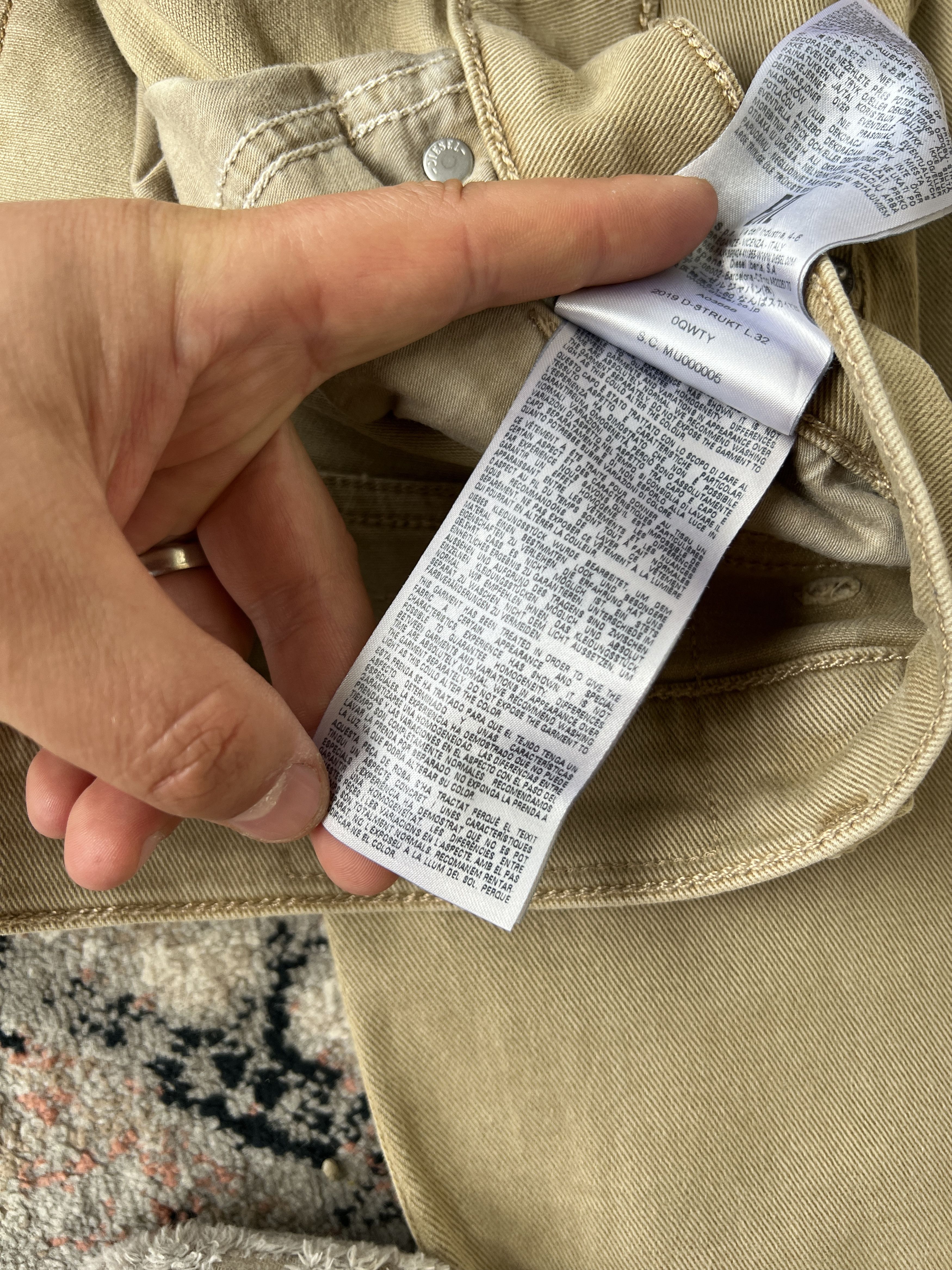 Diesel Diesel D-Strukt Jeans Size US 30 / EU 46 - 13 Thumbnail