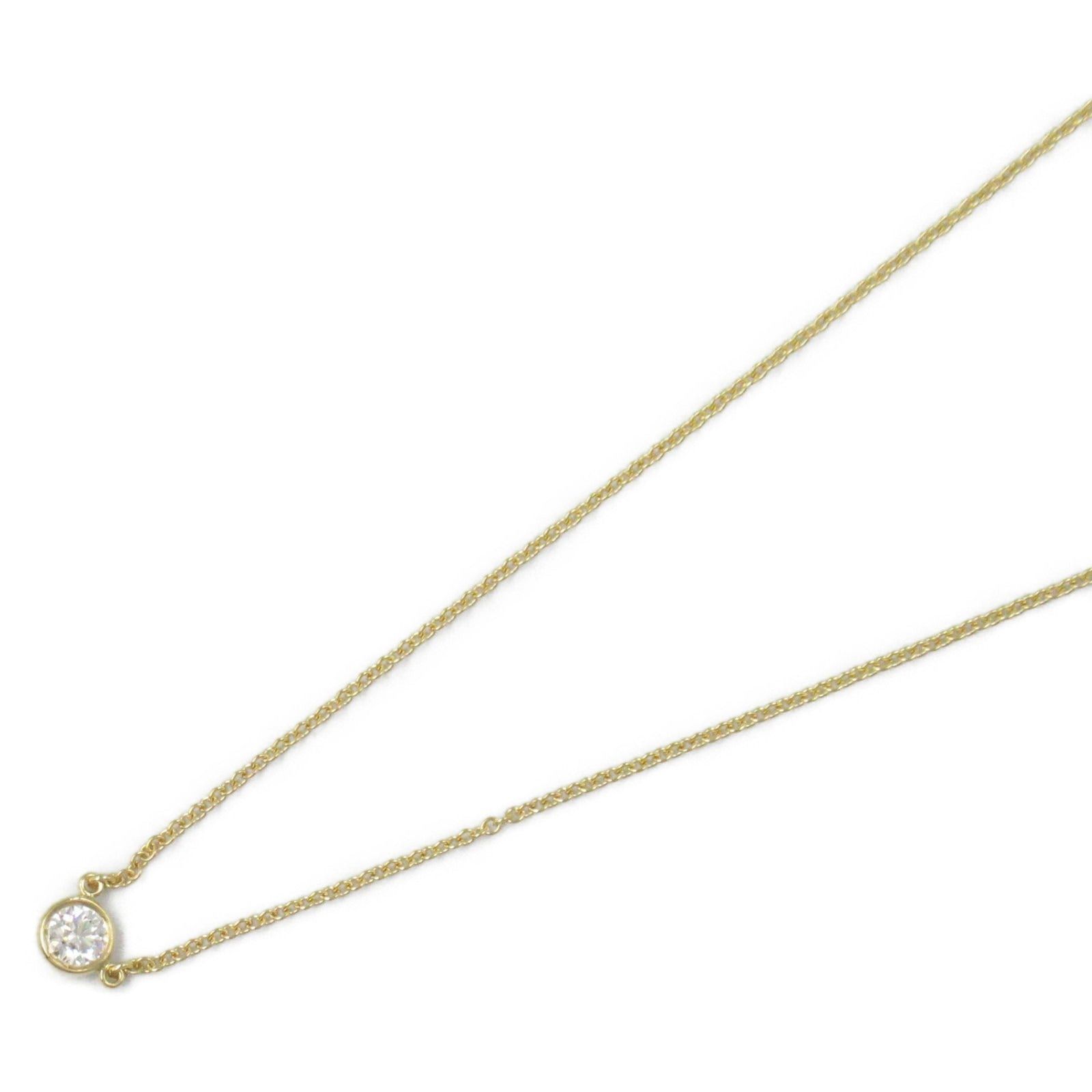 Tiffany & Co. Tiffany Co By The Yard Necklace K18 (Yellow Gold) Diamond Clear Size ONE SIZE - 1 Thumbnail