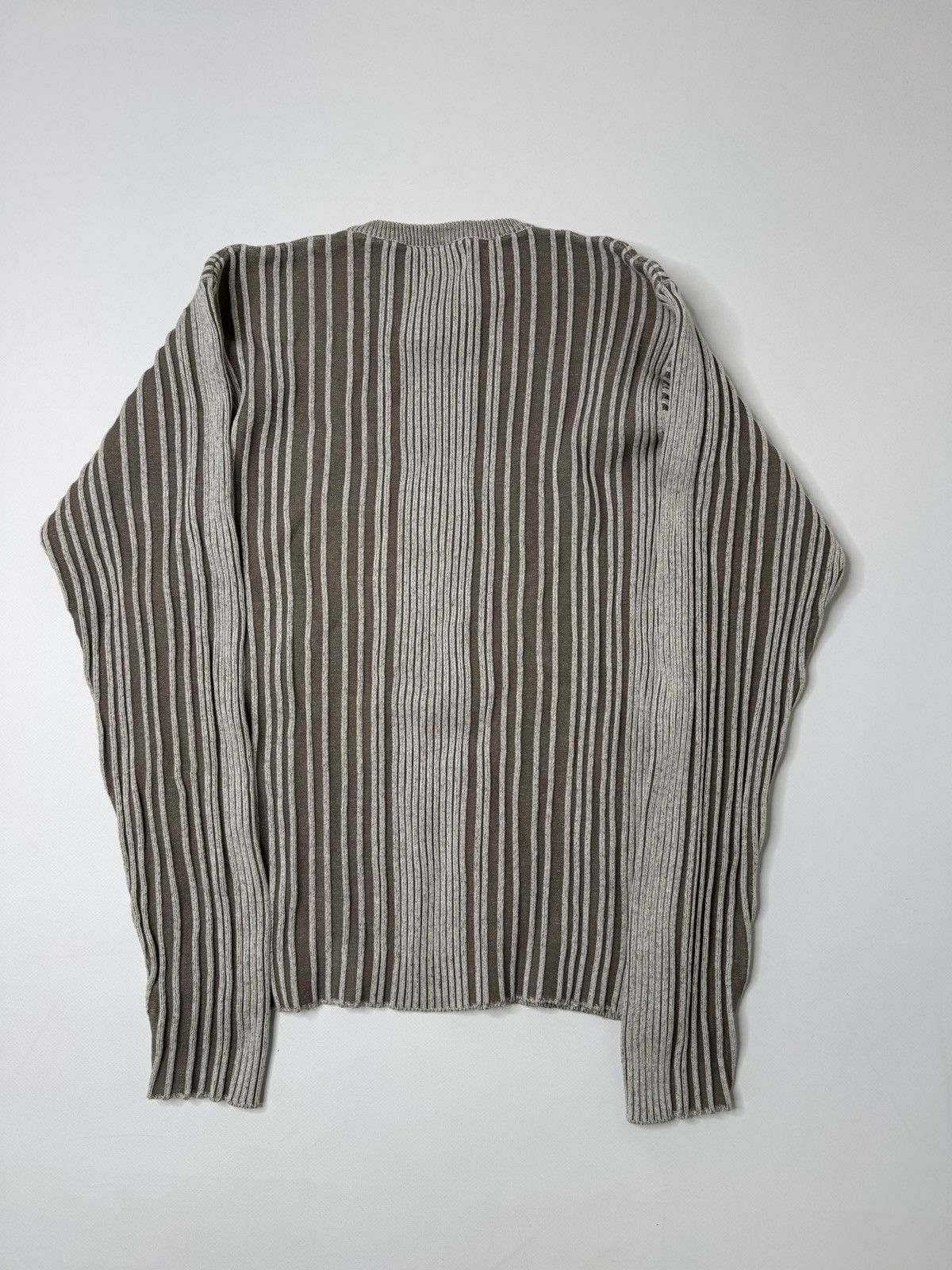 Vintage Vintage avant garde ribbed knit sweater y2k 00s if6was9 lgb Size US M / EU 48-50 / 2 - 8 Thumbnail