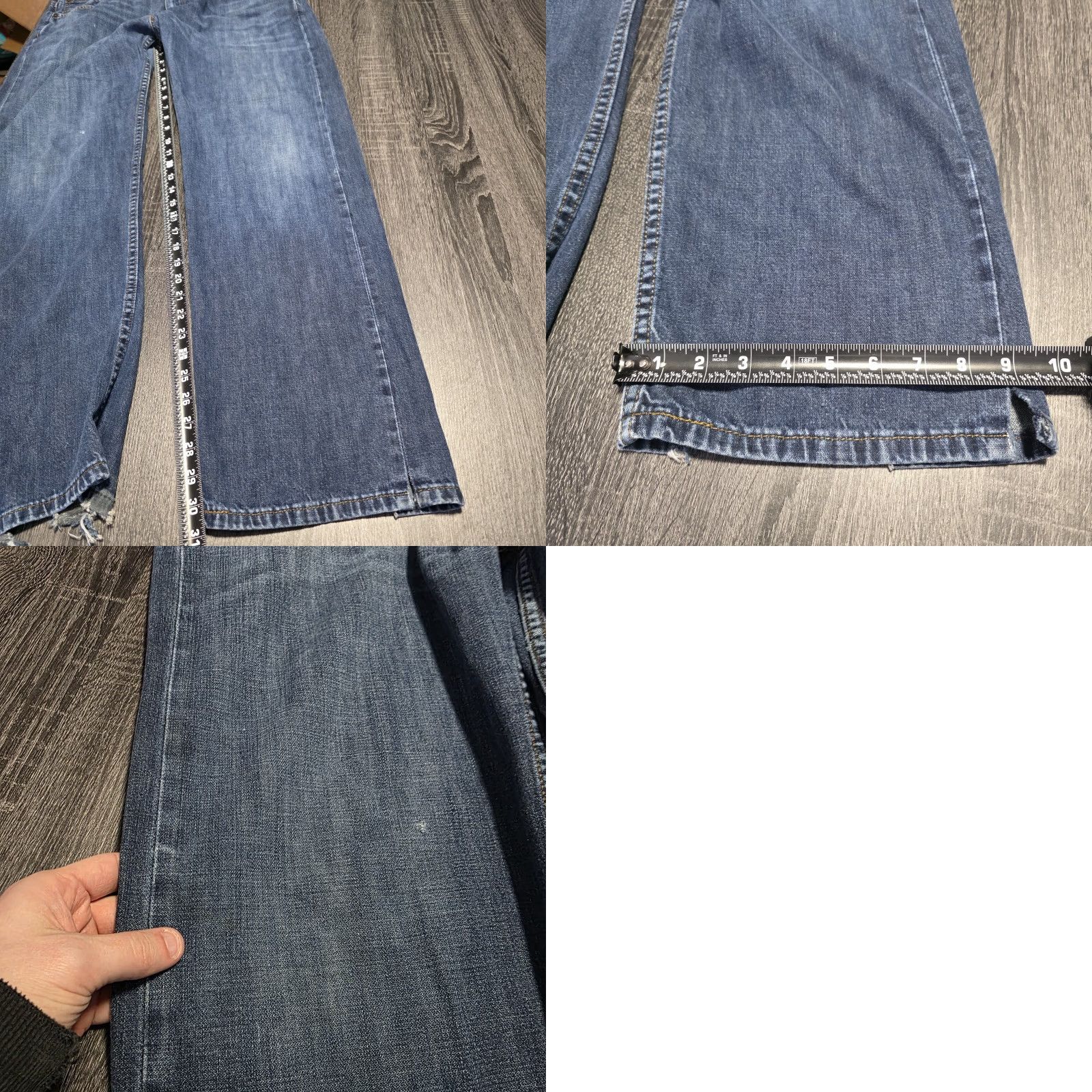 Levi's VINTAGE Levi's 569 Jeans Baggy Distressed Grunge 36x32 Blue Men Adult Wide-Leg Skateboard Size US 36 / EU 52 - 9 Thumbnail