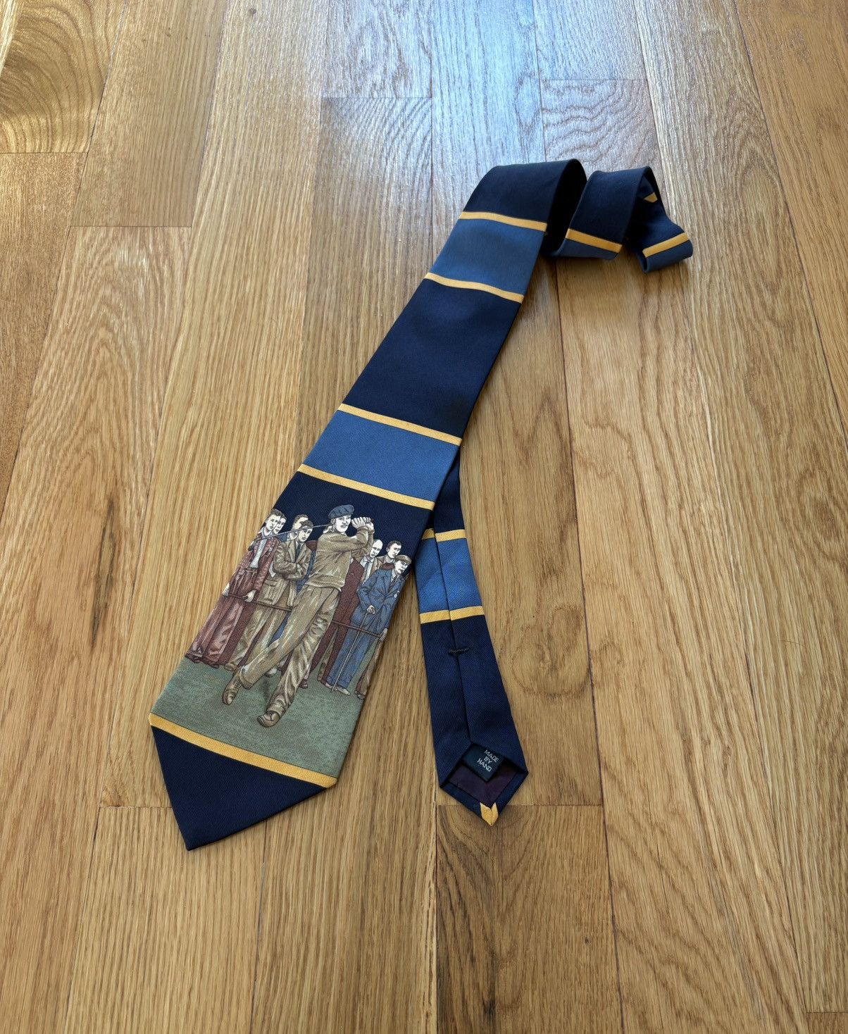 Polo Ralph Lauren Polo Ralph Lauren for Nordstrom Vintage 90s Tie Silk Golf Size ONE SIZE - 1 Thumbnail