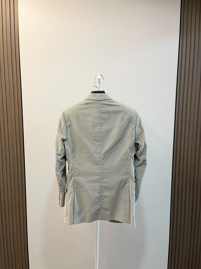 Gucci Gucci Gray corduroy floral lining suit 2502-Nextarrow Size 46R - 2 Thumbnail