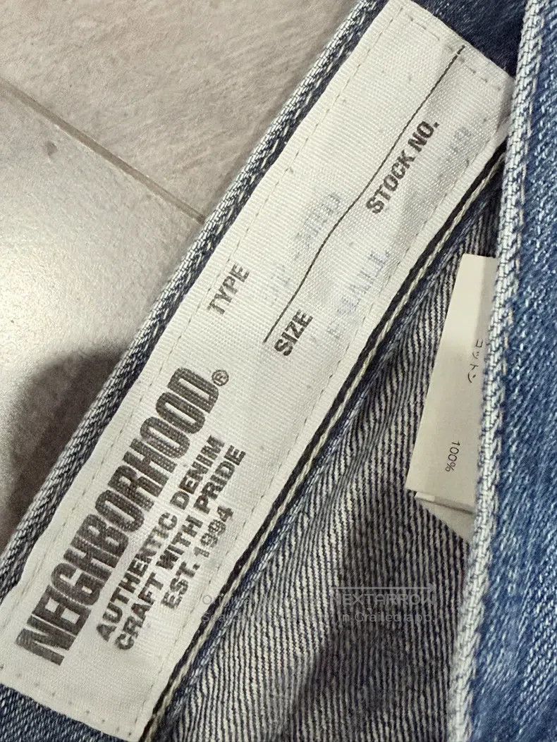 Neighborhood Neighborhood size S Denim Jeans, Size S, Dark Blue Washed D Size US 27 - 8 Thumbnail