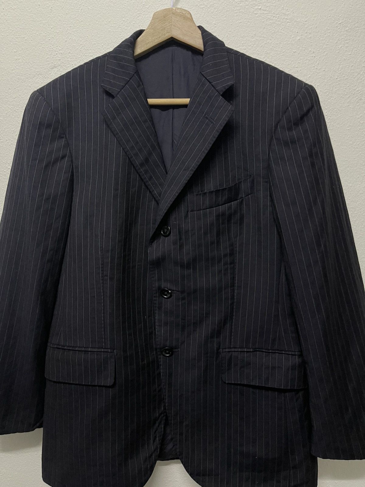 Japanese Brand × Loro Piana × Vintage 90s LORO PIANA STRIPES BLAZZER RARE DESIGN Size US S / EU 44-46 / 1 - 5 Thumbnail