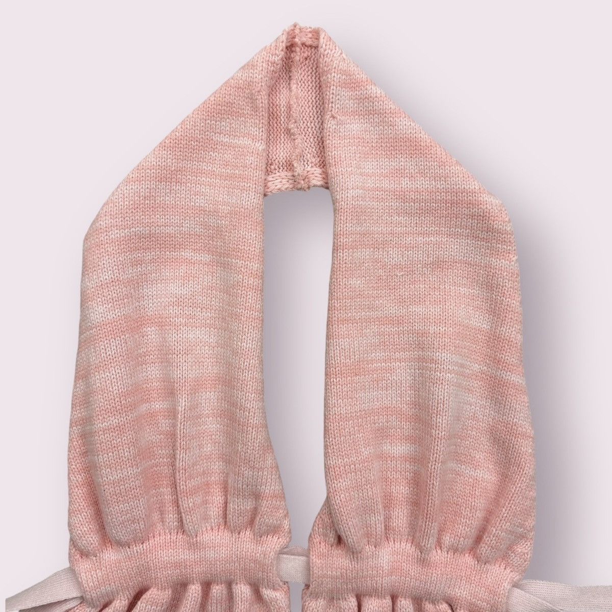 Other Handmade Y2K Vibes Light Baby Pink Sweater Backless Top Size ONE SIZE - 5 Thumbnail