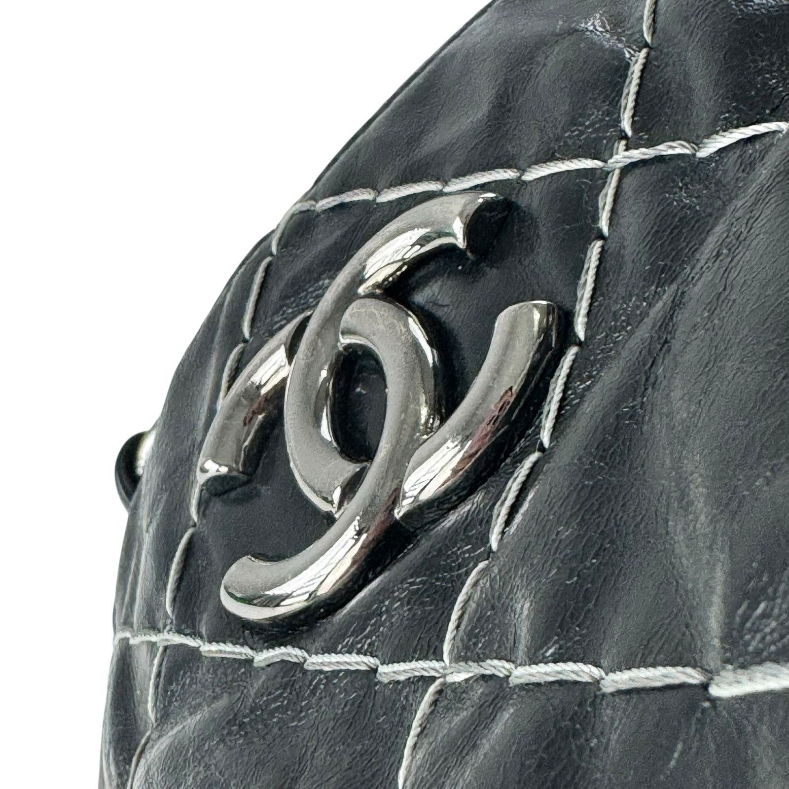 Chanel Chanel Glazed Leather Double Stitched Tote Bag Size ONE SIZE - 14 Thumbnail