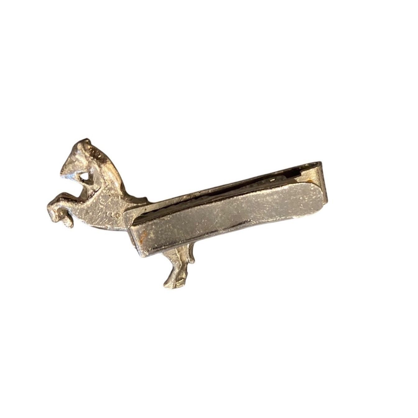 Other Vintage Silver tone Horse Motif Cufflinks & Alligator Tie Cl Size ONE SIZE - 6 Thumbnail