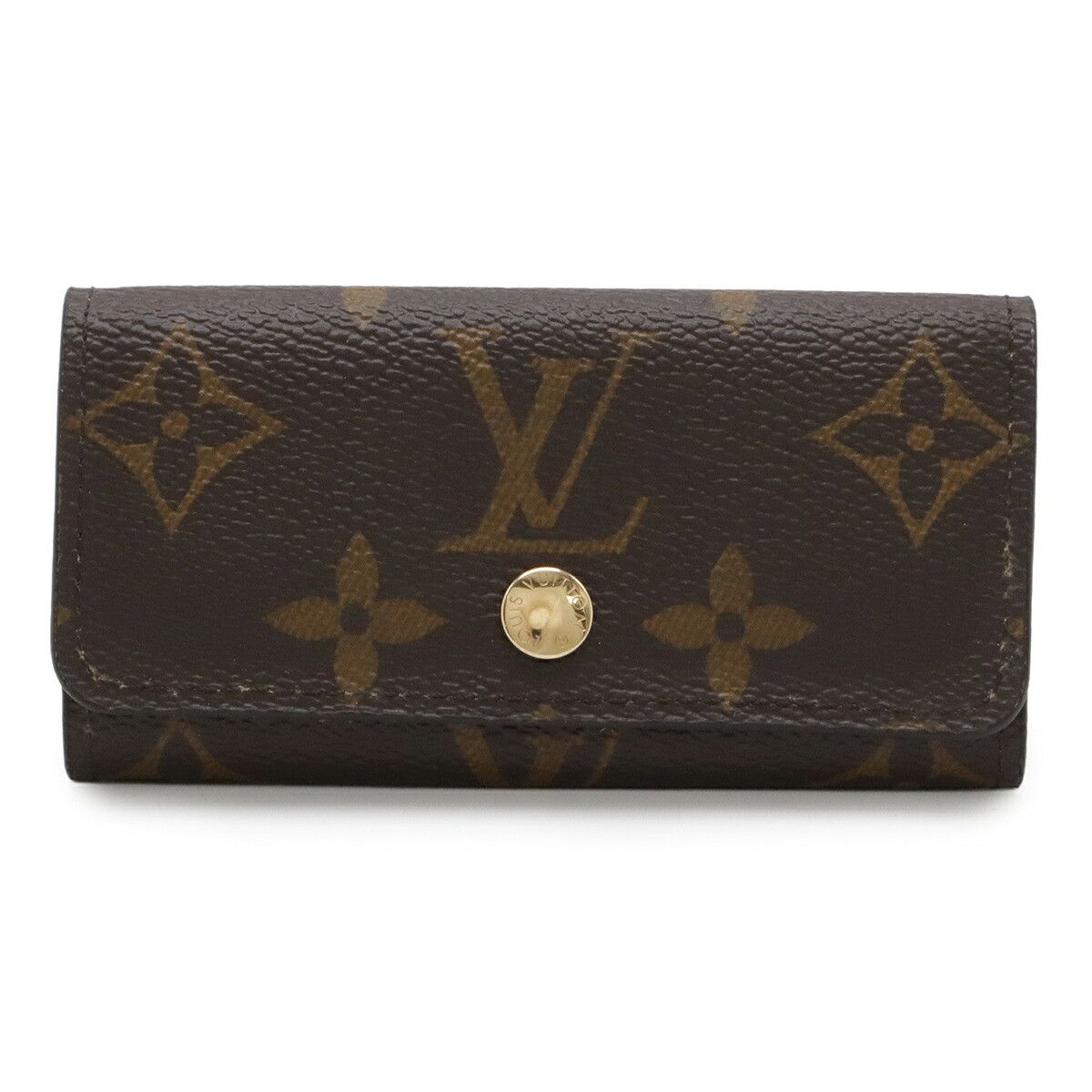 Louis Vuitton Louis Vuitton Louis Vuitton Monogram 4 Key Case Textile Key case M62631 DUTY FREE for USA Size ONE SIZE - 1 Thumbnail