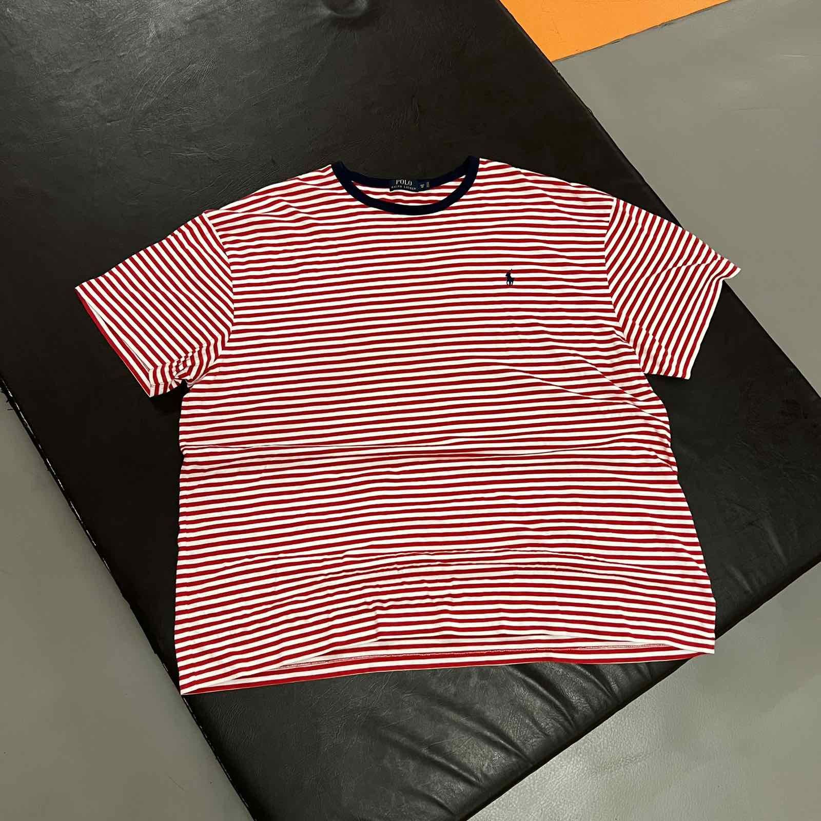 Polo Ralph Lauren Vintage Polo Ralph Lauren Striped T-Shirt Size xxl Size US XXL / EU 58 / 5 - 1 Thumbnail