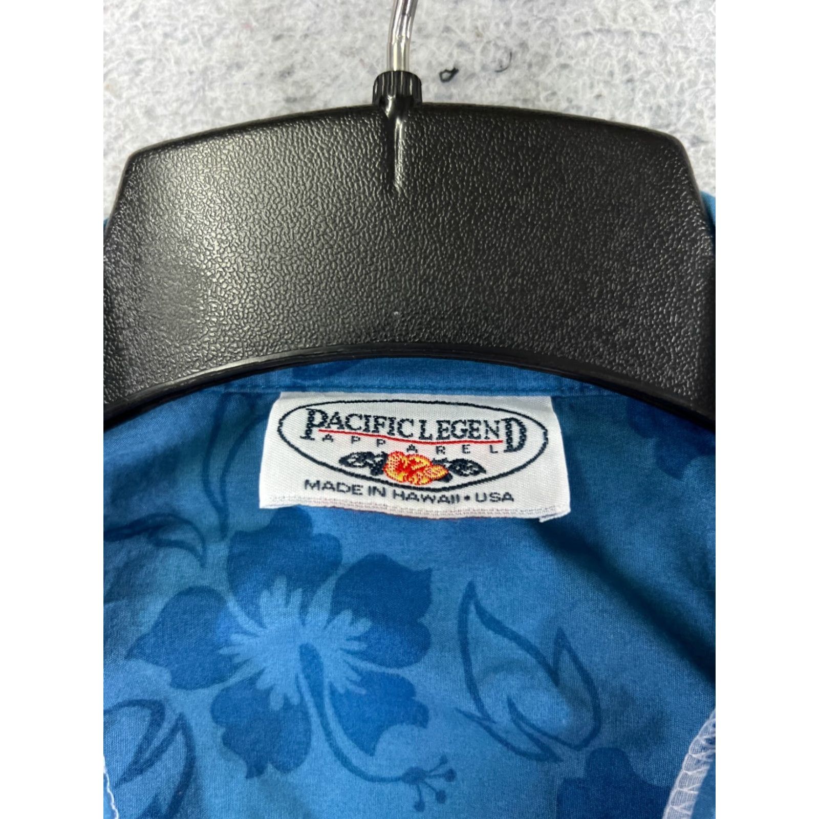 Vintage VINTAGE Pacific Legend Shirt Mens Large Blue Floral Hawaiian Surf Boards Palm Print Size US L / EU 52-54 / 3 - 7 Thumbnail
