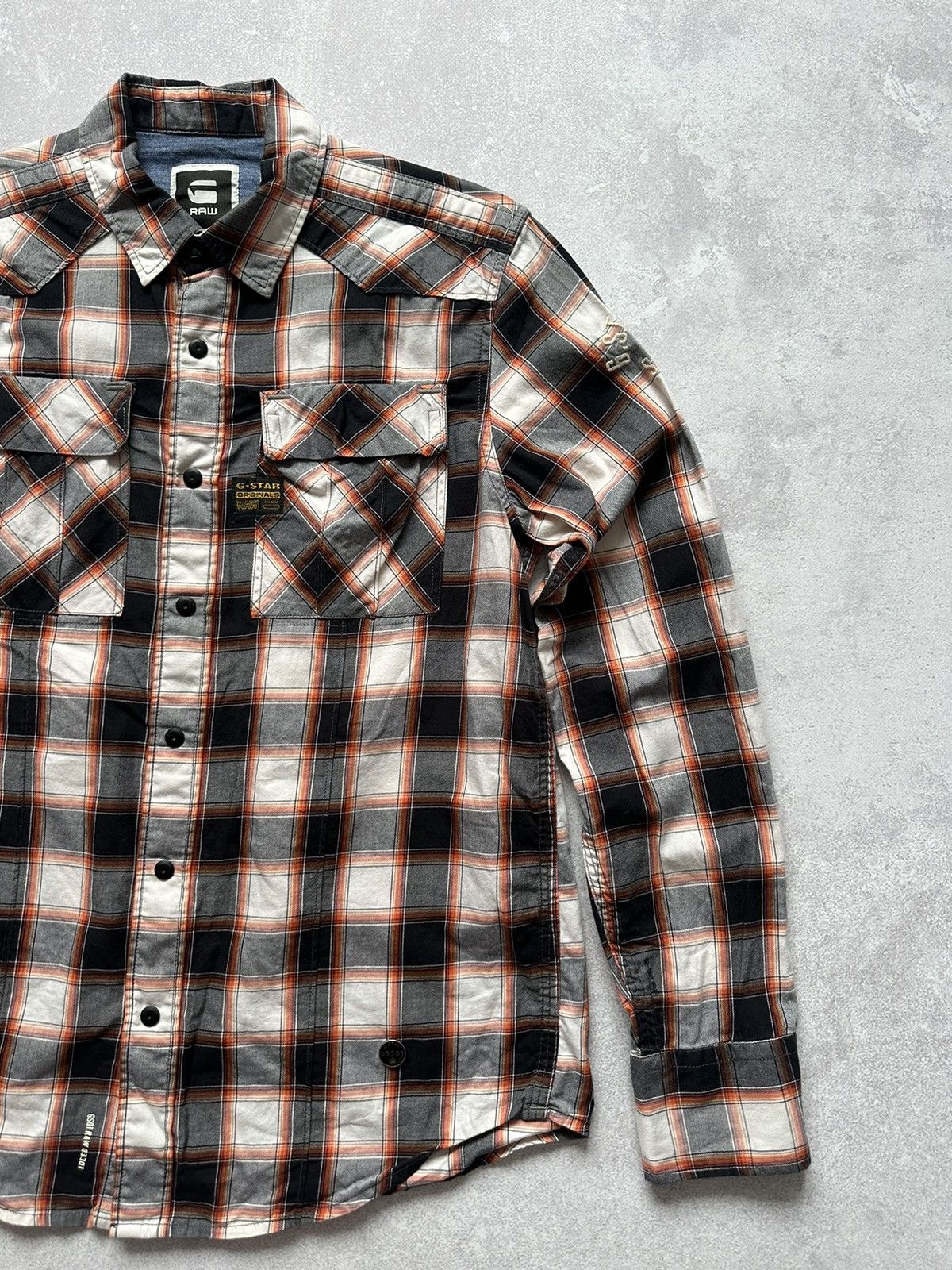 G-Star Men’s G-Star Raw Deck Bergen Long Sleeve Button Multicolor Size US L / EU 52-54 / 3 - 2 Thumbnail