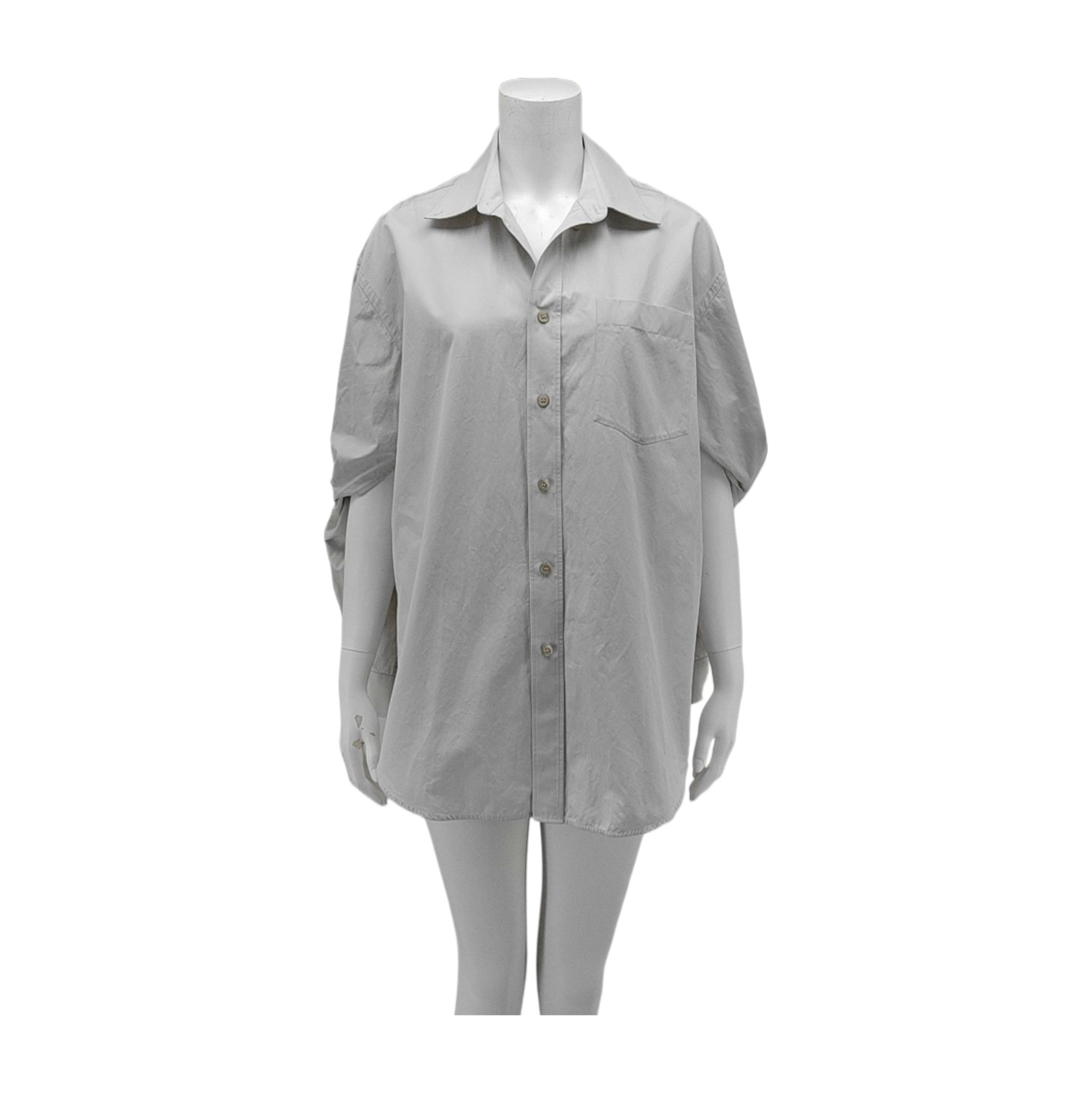 Balenciaga Balenciaga Cotton Button Up Shirt Size 34 Size XS / US 0-2 / IT 36-38 - 1 Thumbnail