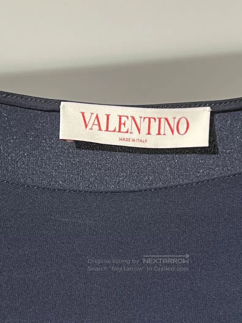 Valentino Valentino A striped ostrich feather top with a straight ne Size M / US 6-8 / IT 42-44 - 4 Thumbnail
