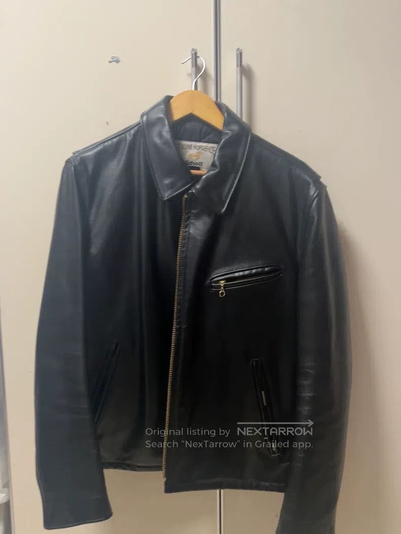 Schott Schott Leather coat Horse leather coat Size US M / EU 48-50 / 2 - 1 Thumbnail