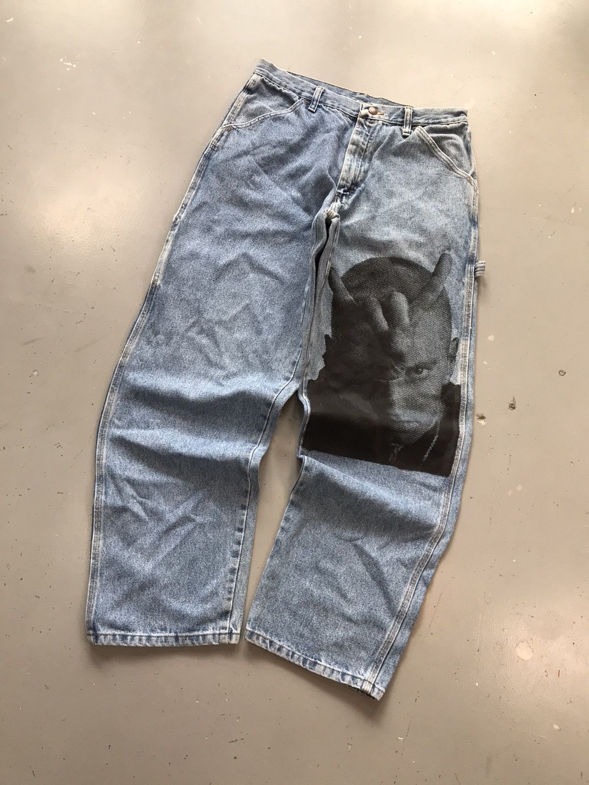 Rustler × Southpole × Vintage Vintage rustler men printed carpenter denim Size US 32 / EU 48 - 2 Thumbnail