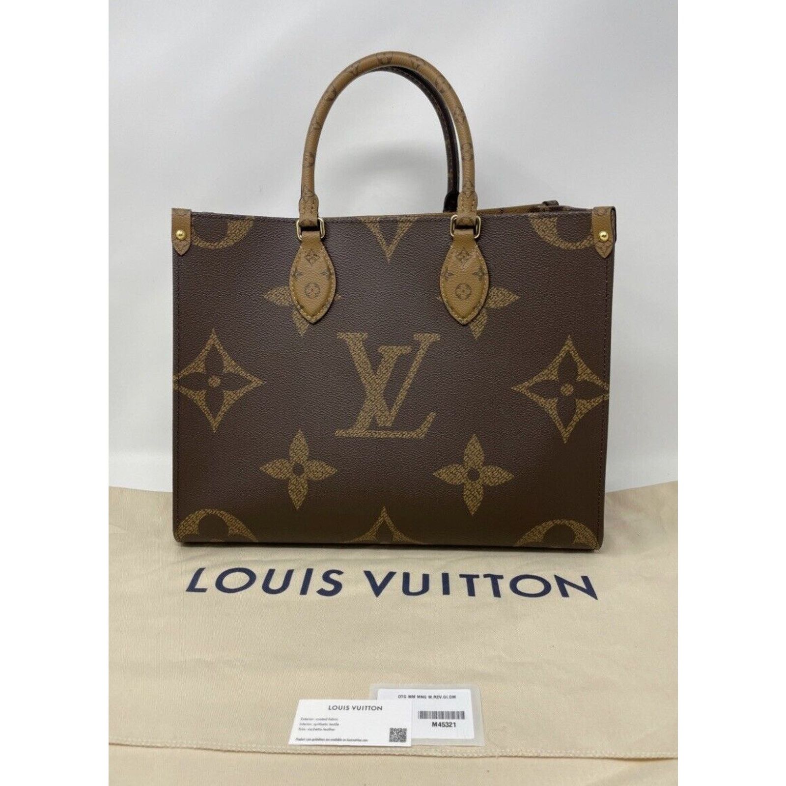 Louis Vuitton Louis Vuitton ONTHEGO MM Monogram Reverse Bag Size ONE SIZE - 4 Thumbnail