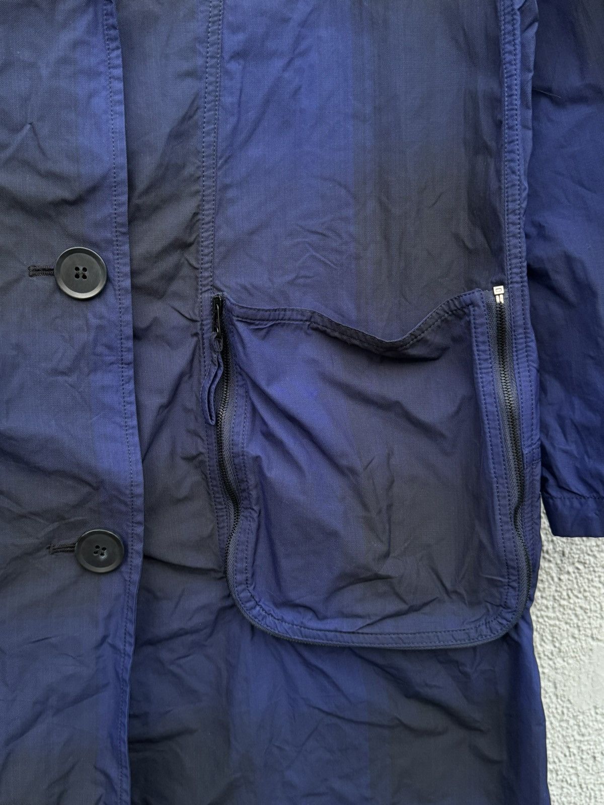 Annette Gortz × Japanese Brand ANNETTE GÖRTZ MARIT COAT Navy/Black Chek Size M/S Size S / US 4 / IT 40 - 4 Thumbnail