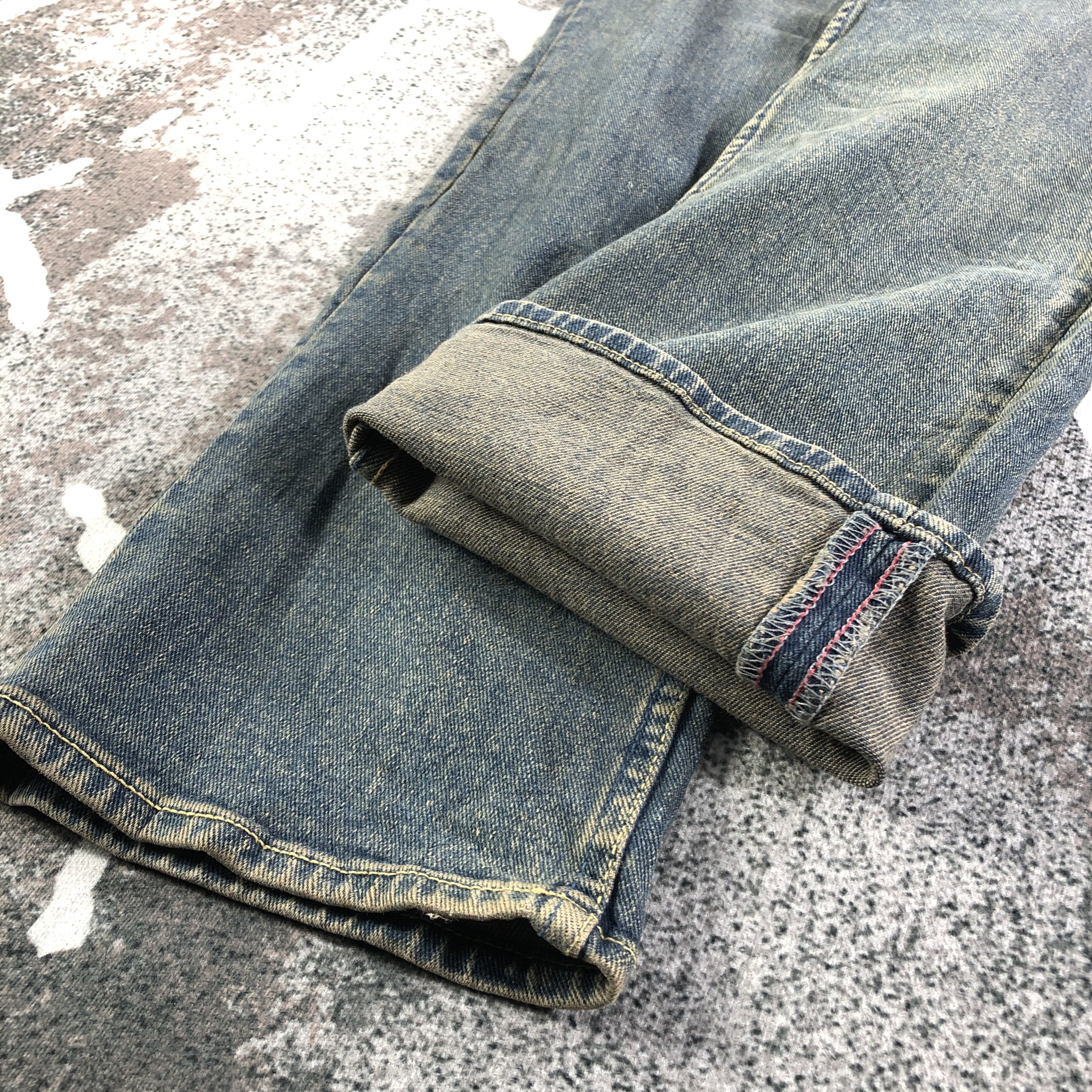 Japanese Brand Vintage Japanese Brand Faded Cargo Jeans KJ2166 Size US 30 / EU 46 - 5 Thumbnail