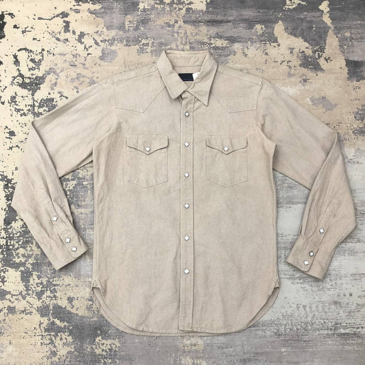 Tomorrowland T484 JAPAN BLUE WORK x TOMORROWLAND WESTERN SHIRTS Size US L / EU 52-54 / 3 - 1 Thumbnail