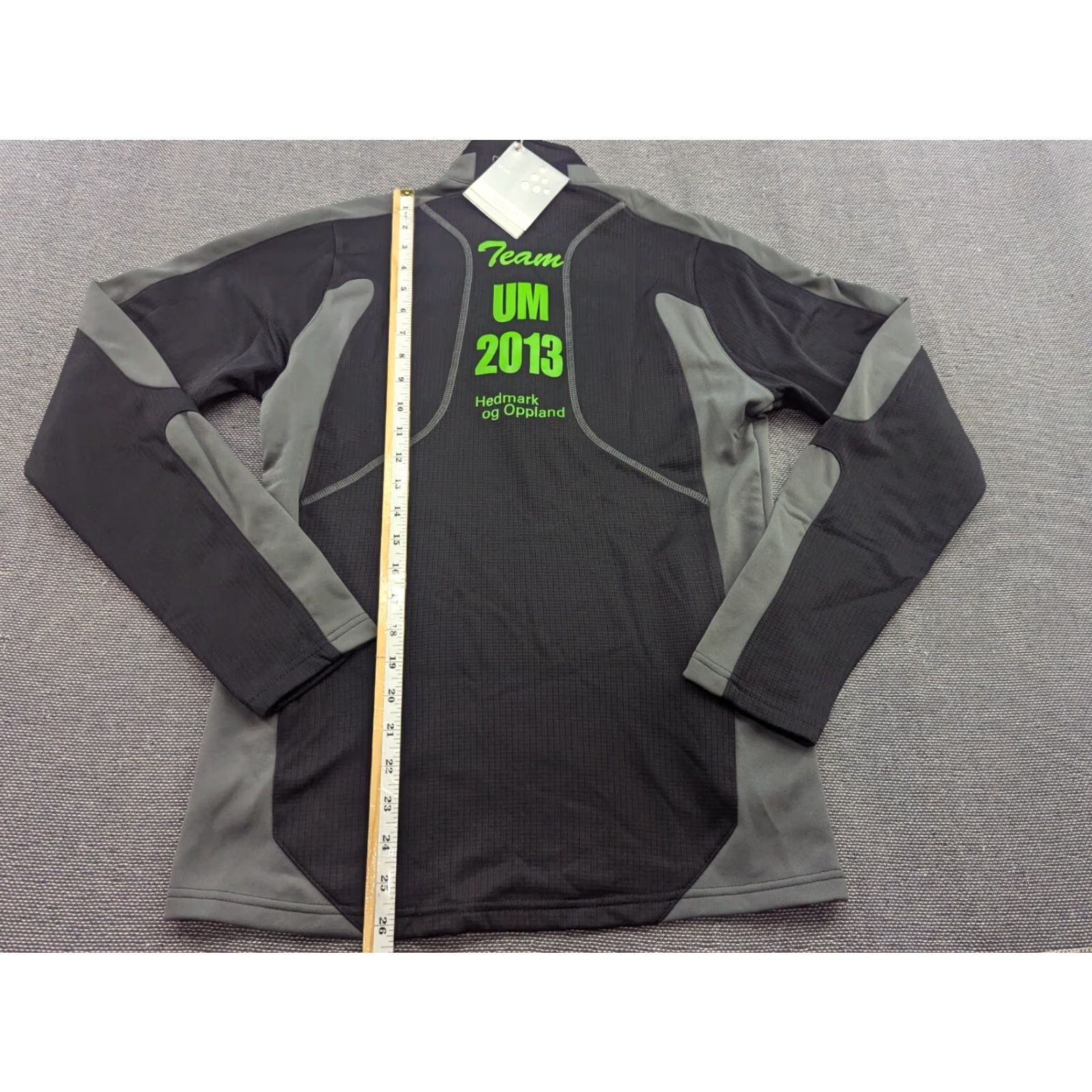 Layer 8 CRAFT Mens Ski Top 1/4 Zip Gray Fleece Mid Layer Jacket Small Shirt Mens Ski Gear Athletic Zip Pullover Winter Size US S / EU 44-46 / 1 - 6 Thumbnail