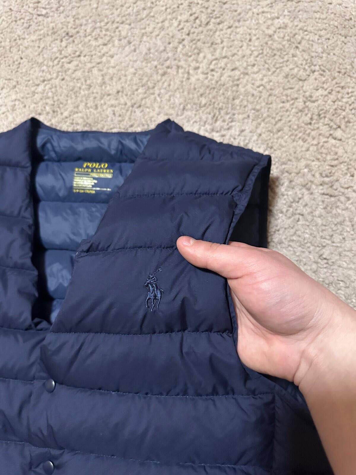 Polo Ralph Lauren Polo Ralph Lauren Lightweight Down Gilet Waistcoat Vest Navy Size US S / EU 44-46 / 1 - 5 Thumbnail