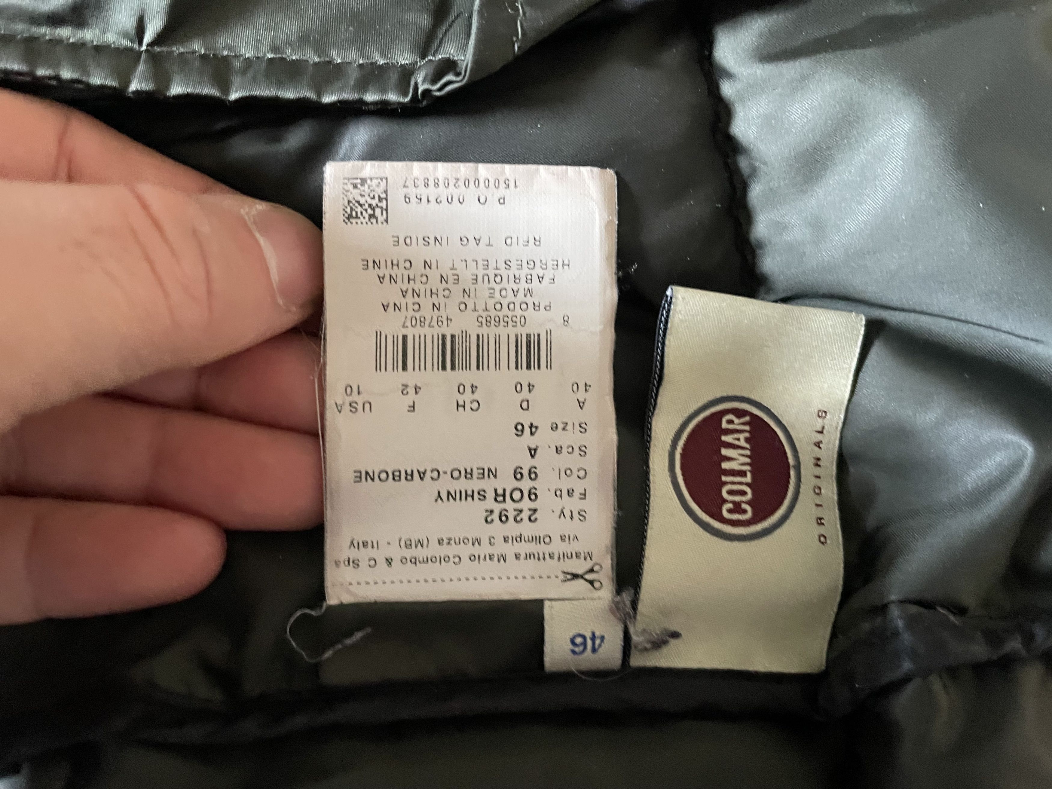 Colmar Colmar Black Long Hooded Puffer Jacket 46 Size L / US 10 / IT 46 - 5 Thumbnail
