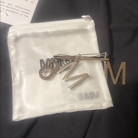 Maison Margiela Maison Martin Margiela Silver Number barrette Size ONE SIZE - 5 Thumbnail