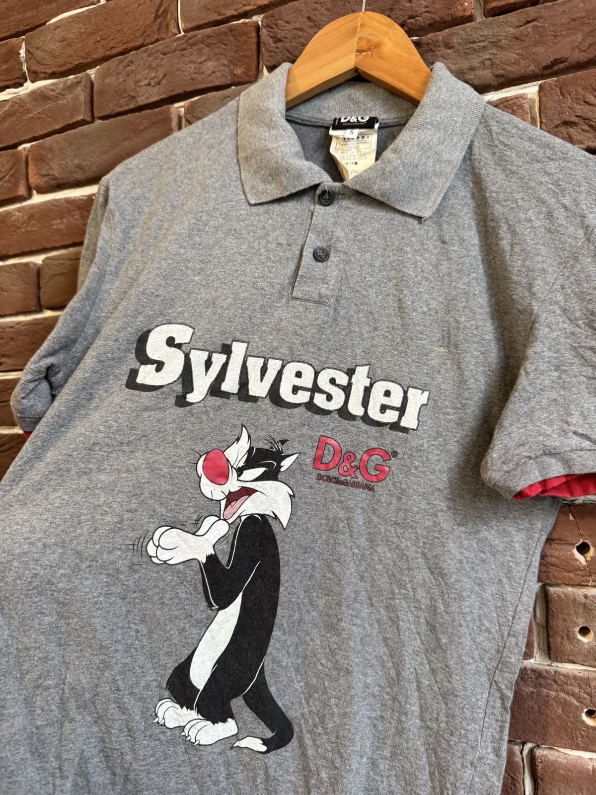 Dolce & Gabbana ARCHIVE OG Dolce&Gabbana Sylvester Looney Tunes Polo Tee S Size US S / EU 44-46 / 1 - 3 Thumbnail