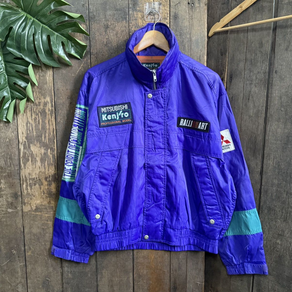 Vintage Vintage Mitsubishi Ralliart Kenj’ro Bomber Jacket Size US L / EU 52-54 / 3 - 2 Thumbnail