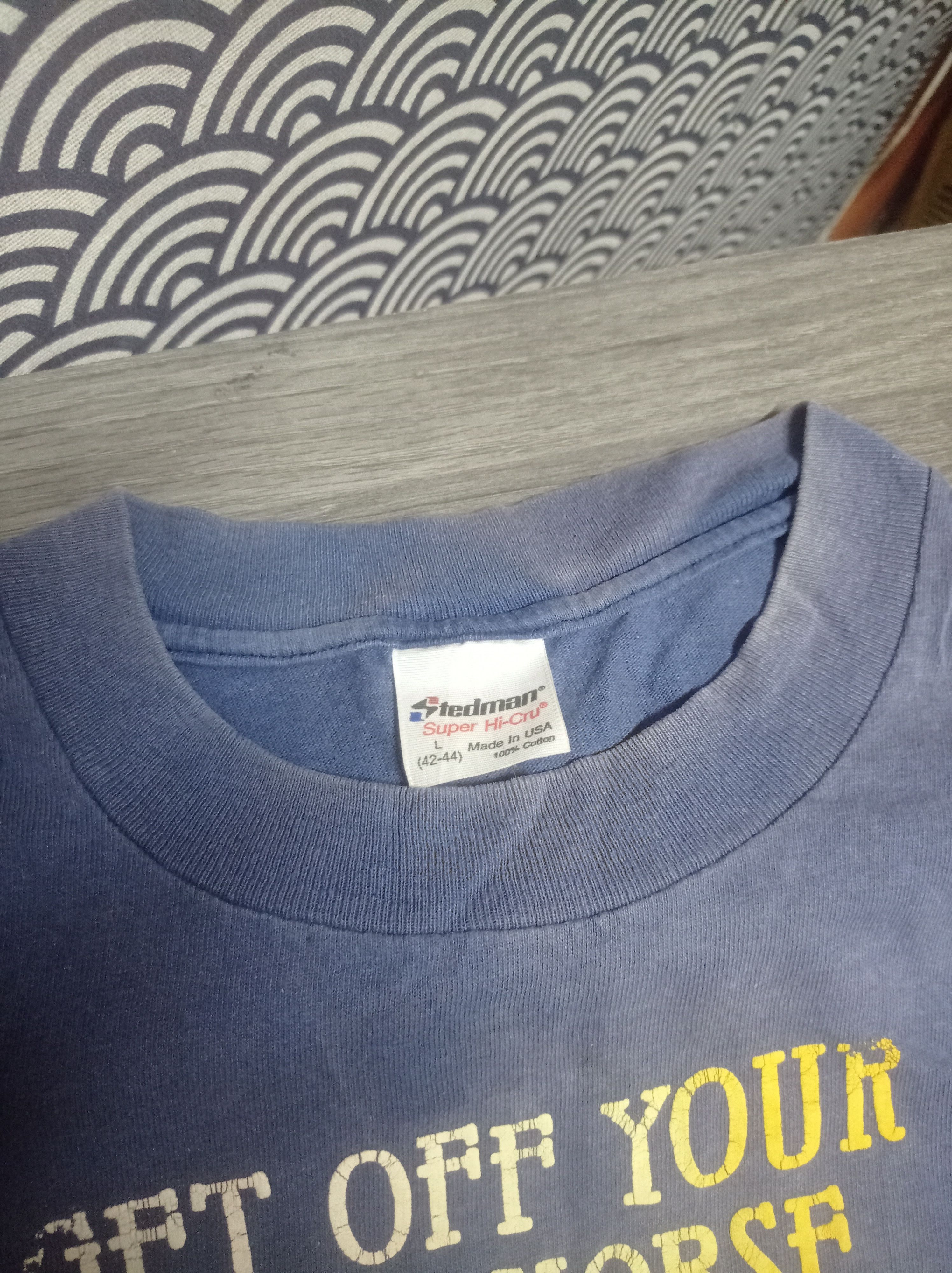 Vintage Vintage 90's stedman faded tee #GL17 Size US L / EU 52-54 / 3 - 6 Thumbnail