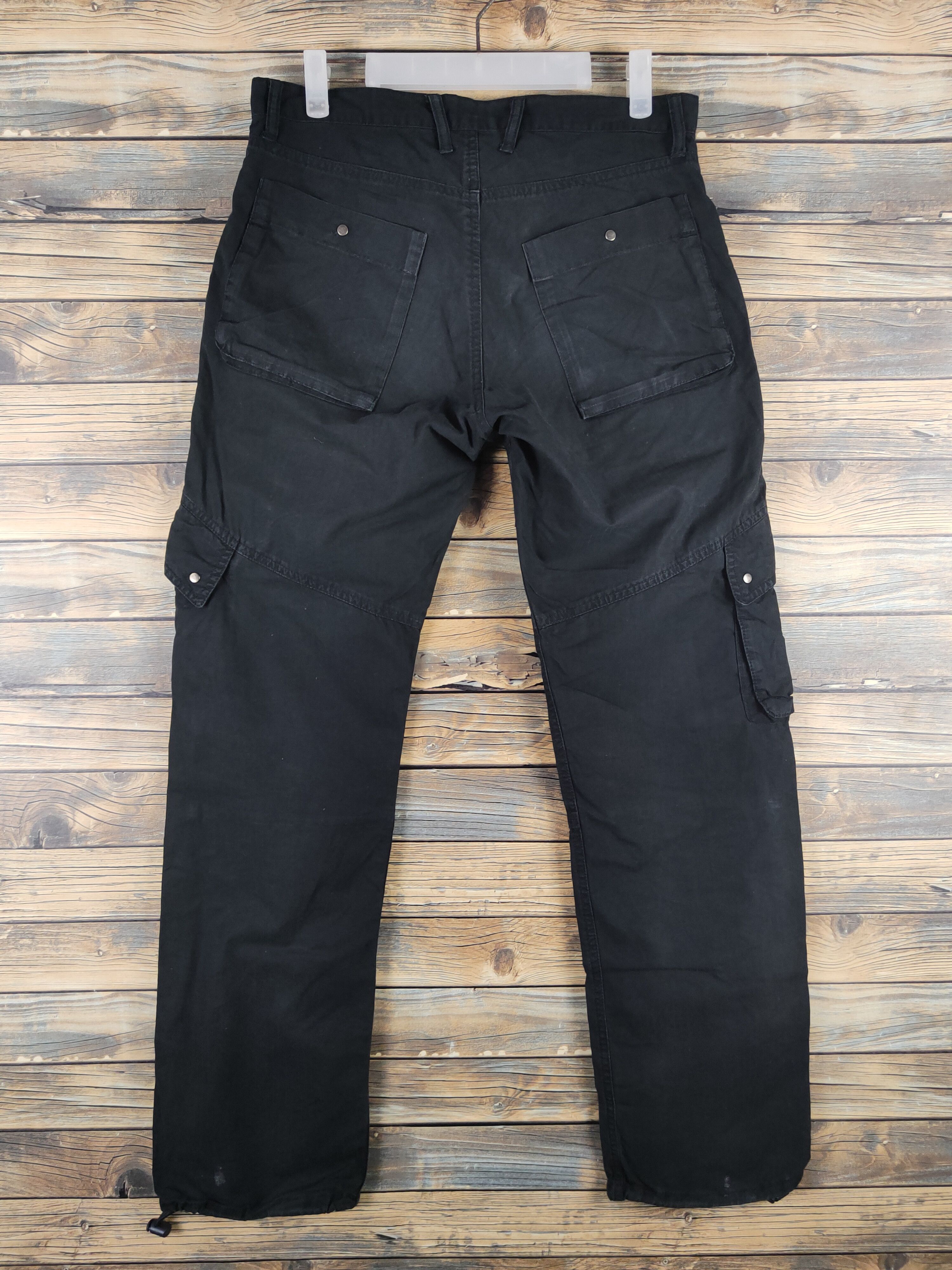 PPFM DL PPFM Black Multipocket Cargo Pants #2434 Size US 30 / EU 46 - 8 Thumbnail