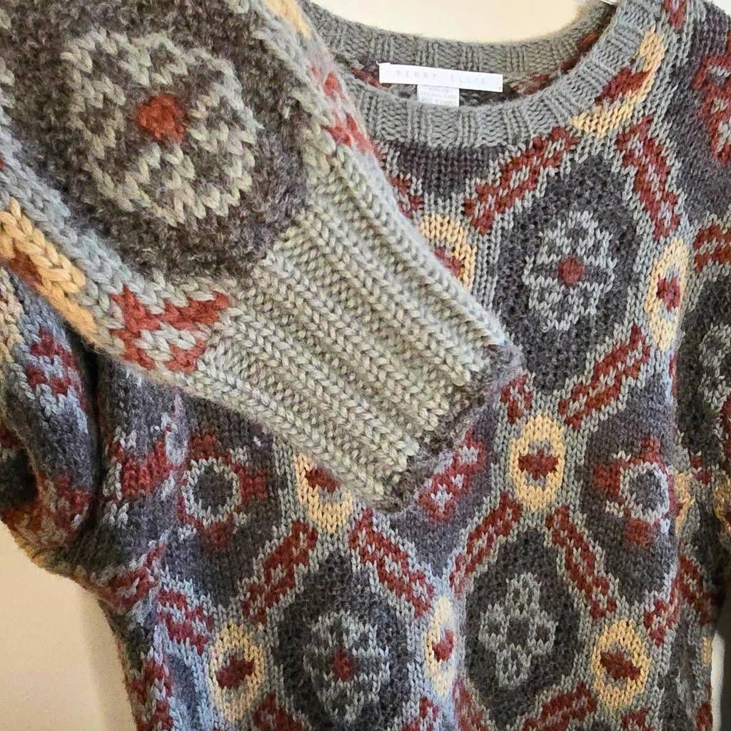 Perry Ellis Vintage Perry Ellis Sweater Men’s L 90s Wool Blend Grunge Re Size US L / EU 52-54 / 3 - 8 Thumbnail