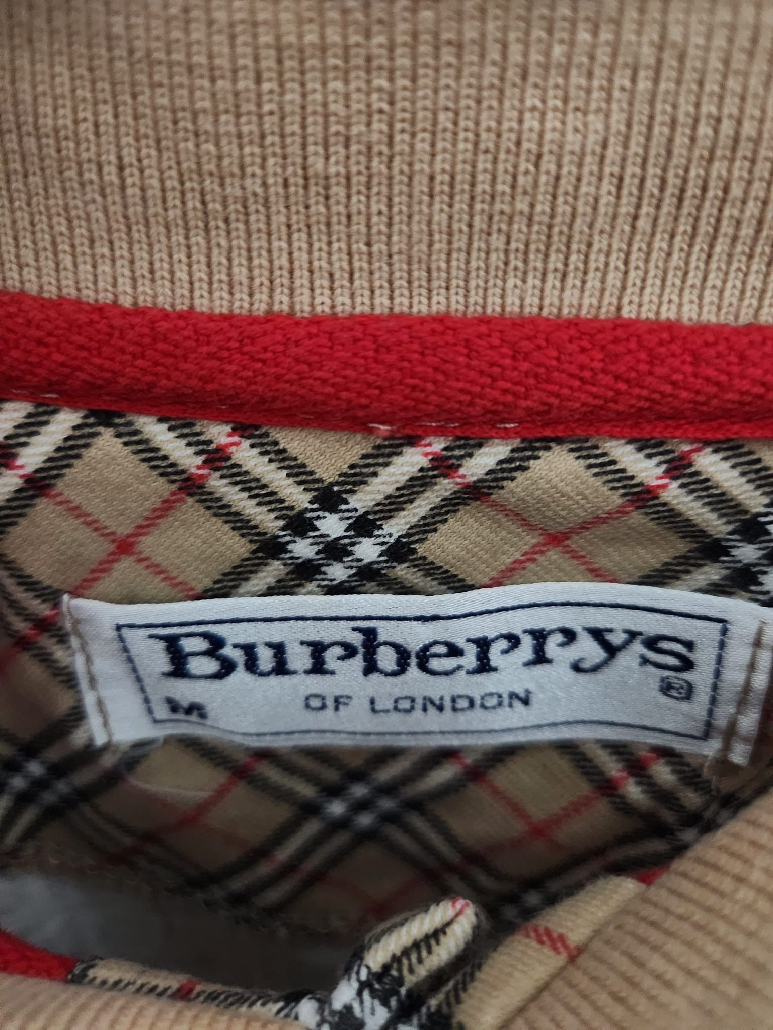 Burberry × Vintage Vintage Burberrys Polo Shirt Checkered Size US M / EU 48-50 / 2 - 3 Thumbnail