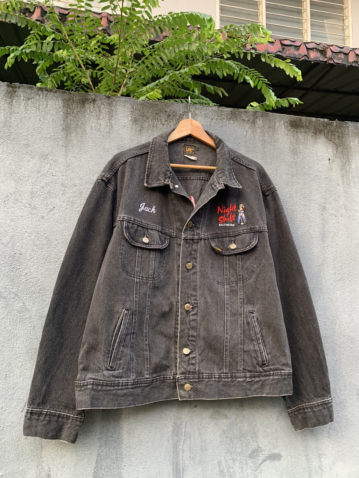 Lee 👹VINTAGE LEE STORM RIDER BAR TEES TRUCKER JACKET Size US M / EU 48-50 / 2 - 5 Thumbnail