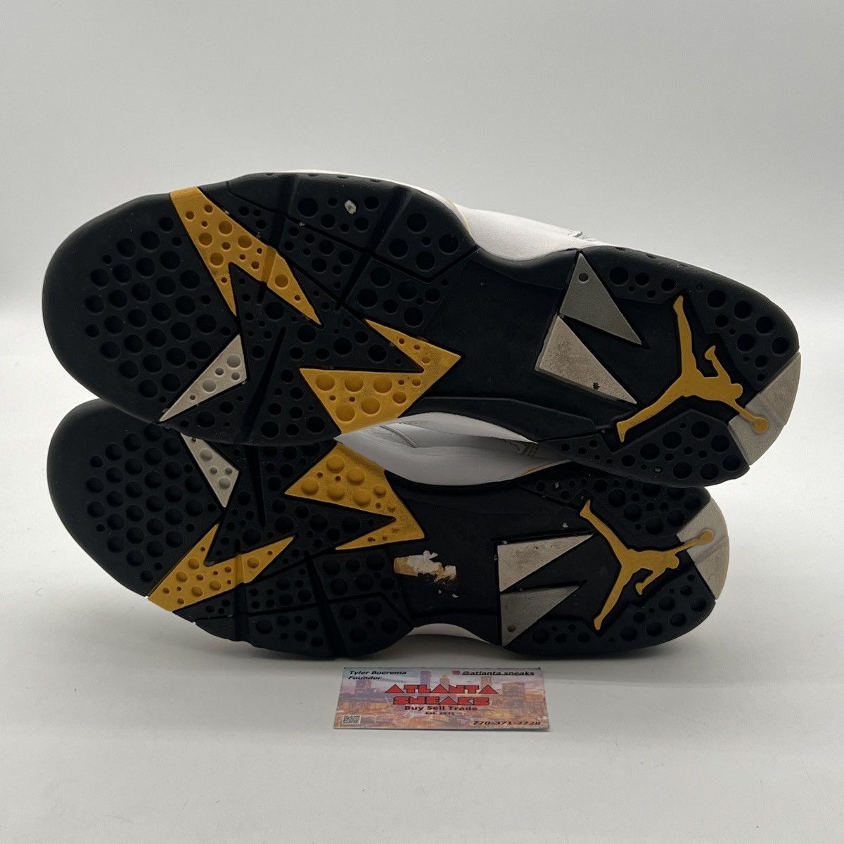 Jordan Brand Wmns Air Jordan 7 white varsity maize Size US 11.5 / EU 44-45 - 7 Thumbnail