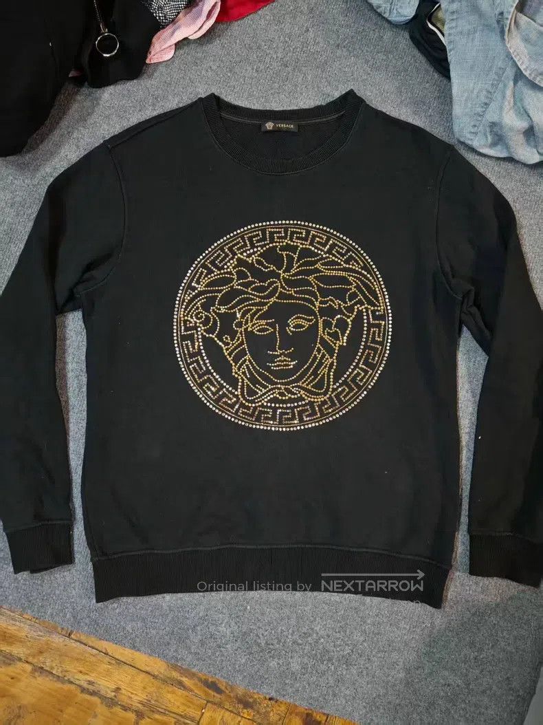 Versace Versace Medusa hot diamond sweatshirt Size US XL / EU 56 / 4 - 1 Thumbnail