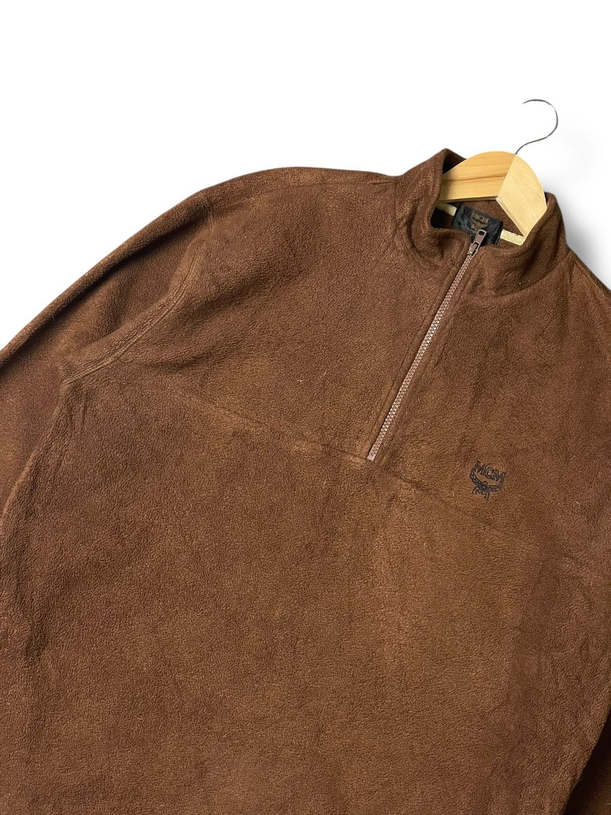Japanese Brand × MCM × Vintage MCM Half Zipped Fleece Pullover (116) Size US S / EU 44-46 / 1 - 2 Thumbnail